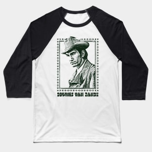 Townes Van Zandt / Vintage Look Design Baseball T-Shirt